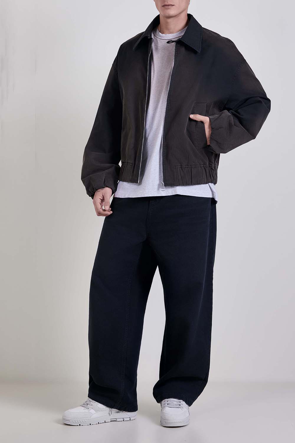 ז'קט בגזרה משוחררת